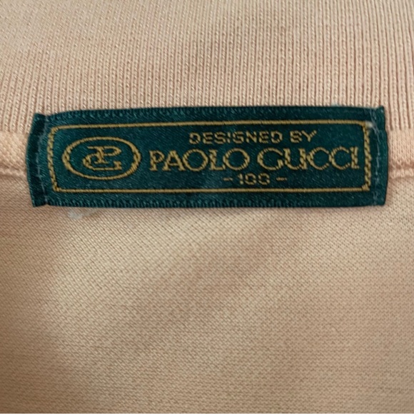 Paolo Gucci Men’s Polo Vintage Luxury men’s Large - Picture 3 of 13